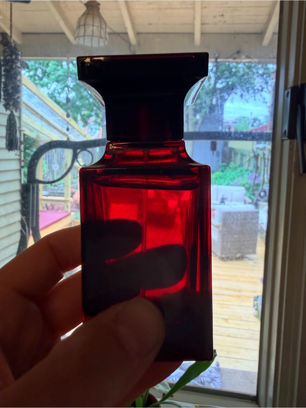 Tom Ford Jasmin Rouge Bottle - Deep Red Glass - Picture 4 of 4